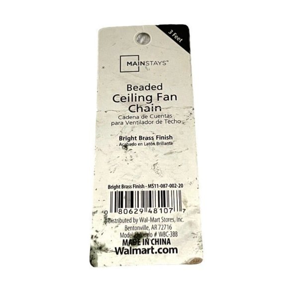 Beaded Ceiling Fan Pull Chain Extension - Picture 8 of 9